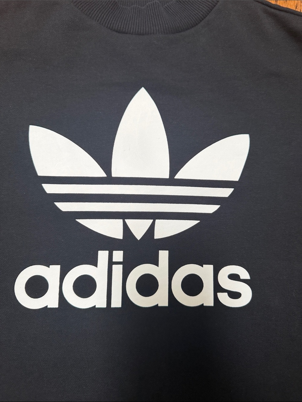 Adidas sz S Classic black white sporty sweatshirt dress - so soft - Picture 6 of 10